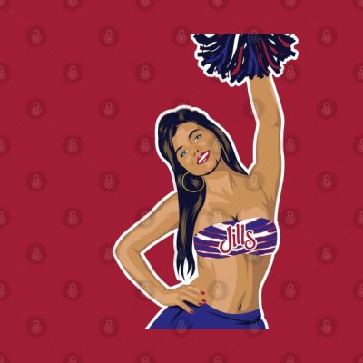 Kelly Kapowski Buffalo Bills Cheerleader Tapestry Official Cheerleading Merch