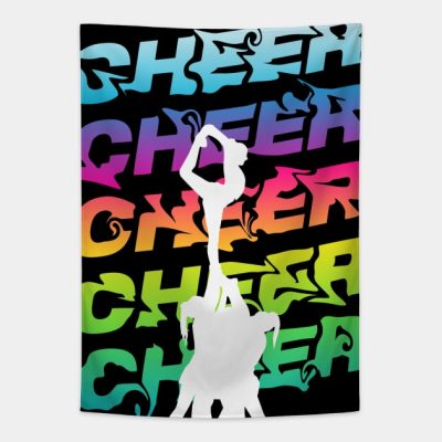 Cheer Rainbows Color Tapestry Official Cheerleading Merch