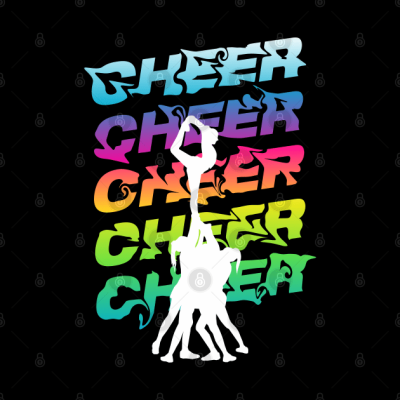 Cheer Rainbows Color Tapestry Official Cheerleading Merch