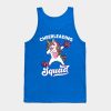 Magical Cute Dabbing Unicorn Cheer Funny Cheerlead Tank Top Official Cheerleading Merch