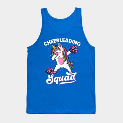 Magical Cute Dabbing Unicorn Cheer Funny Cheerlead Tank Top Official Cheerleading Merch