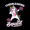 Magical Cute Dabbing Unicorn Cheer Funny Cheerlead Tapestry Official Cheerleading Merch