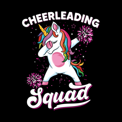 Magical Cute Dabbing Unicorn Cheer Funny Cheerlead Tapestry Official Cheerleading Merch