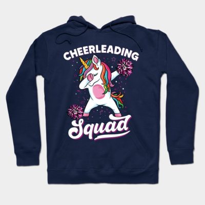 Magical Cute Dabbing Unicorn Cheer Funny Cheerlead Hoodie Official Cheerleading Merch