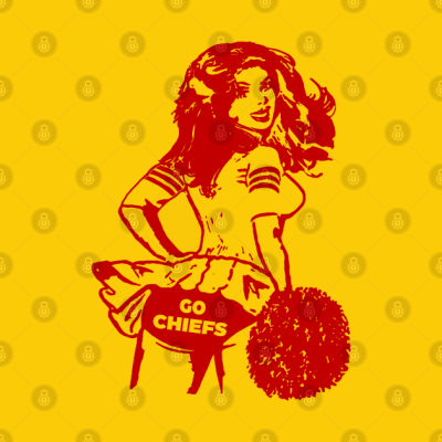 Retro Kansas City Cheerleader Pin Official Cheerleading Merch