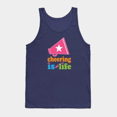 Cheerleading Cheering Is My Life Tank Top Official Cheerleading Merch