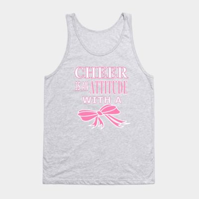 Cheer Is An Attitude With A Bow Tank Top Official Cheerleading Merch