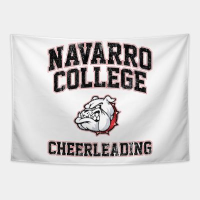 Navarro Bulldogs Cheerleading Variant Tapestry Official Cheerleading Merch