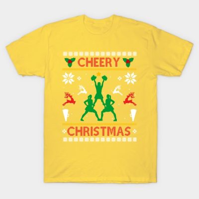 Cheerleading Merry Christmas T-Shirt Official Cheerleading Merch