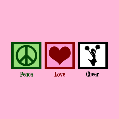 Peace Love Cheerleading Mug Official Cheerleading Merch