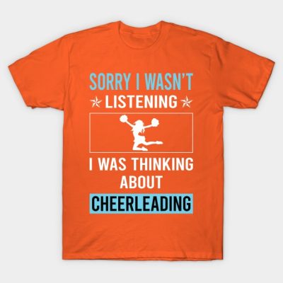 Not Listening Cheerleading Cheerleader T-Shirt Official Cheerleading Merch