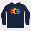 Rainbow Gymnast Splatter Hoodie Official Cheerleading Merch