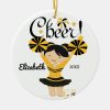 black gold cheer black hair cheerleader ornament r6ab001b29ba1440eaaf981a694364096 x7s2y 8byvr 1000 - Cheerleading Gifts