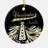 cheerleader glam black and gold ceramic ornament r6ea371fd2c6e484ca3bdf54aea5cf6ce x7s2y 8byvr 1000 - Cheerleading Gifts