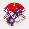 cheerleader red white and blue ceramic ornament r4aa2a1b6e7464de08b648cebd7a3ca26 x7s2y 8byvr 1000 - Cheerleading Gifts
