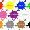 color names splats - Cheerleading Gifts