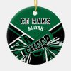 custom cheerleader dark green black whi ceramic ornament r5b89438a112a45ed941b901cc7e04dec x7s2y 8byvr 1000 - Cheerleading Gifts