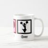 cute cheerleader peace love coffee mug rb70b95aecba34b1c9222ea012be53586 x7jgr 8byvr 1000 - Cheerleading Gifts