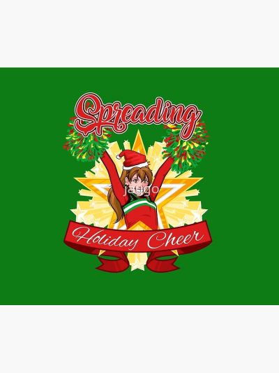 Spreading Holiday Cheer Cheerleading Christmas Tapestry Official Cheerleading Merch