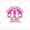 Education Is Important But Cheer Is Importanter Funny Cheerleading Tapestry Official Cheerleading Merch