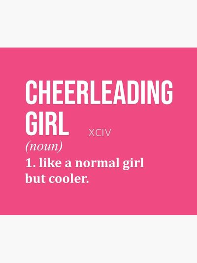 Cheerleading Girl Definition For Women Tapestry Official Cheerleading Merch