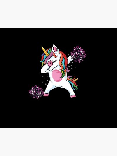 Magical Cute Dabbing Unicorn Cheer Funny Cheerleading Tapestry Official Cheerleading Merch