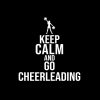 Keep Calm And Go Cheerleading. Tote Bag Official Cheerleading Merch