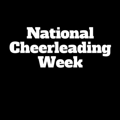 National Cheerleading Week Gifts, National Cheerleading Day Gifts Tote Bag Official Cheerleading Merch