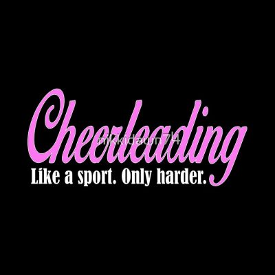 Cheerleading Like A Sport Only Harder Cheerleader Tote Bag Official Cheerleading Merch