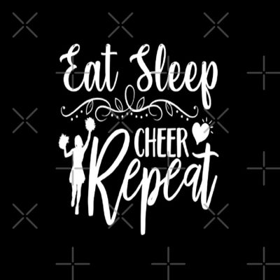 Eat Sleep Cheer Repeat - Cheerleading Tote Bag Official Cheerleading Merch