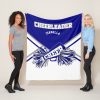 for a cheerleader blue gray white fleece blanket r92720a26e48348a991bf71652105fae2 ee3yx 8byvr 1000 - Cheerleading Gifts