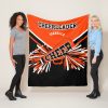 for a cheerleader orange black white fleece blanket r38c31eee32a44b419d1f8c6da648643d ee3yx 8byvr 1000 - Cheerleading Gifts