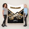 for a cheerleader white gold black fleece blanket r8cb2104969114ba9a67d5800d7cf646f ee3yx 8byvr 1000 - Cheerleading Gifts