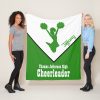 green and white cheerleader fleece blanket rb0b4ec3a016c4991be9437d1768dd630 ee3yx 8byvr 1000 - Cheerleading Gifts