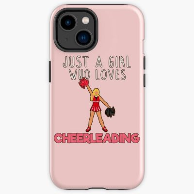 Just A Girl Who Loves Cheerleading. Iphone Case Official Cheerleading Merch