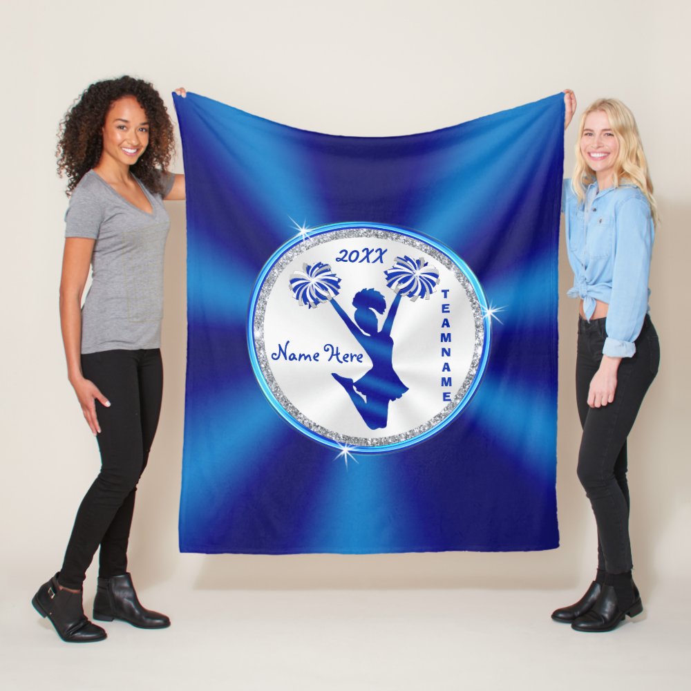 personalized cheerleading blankets in your colors - Cheerleading Gifts
