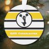 personalized gold and black cheerleader ornament r n1at0 1000 - Cheerleading Gifts