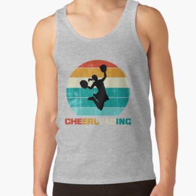 Vintage Retro Cheerleading: Best Funny Gift For Cheerleading Lovers Tank Top Official Cheerleading Merch