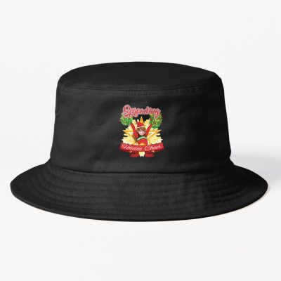 Spreading Holiday Cheer Cheerleading Christmas Bucket Hat Official Cheerleading Merch