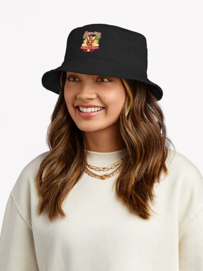 Spreading Holiday Cheer Cheerleading Christmas Bucket Hat Official Cheerleading Merch