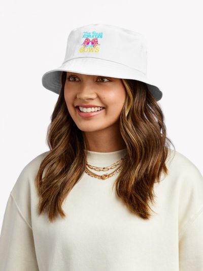 Cheerleading The Best Athletes Wear Bows Bucket Hat Official Cheerleading Merch