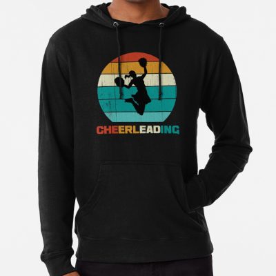 Vintage Retro Cheerleading: Best Funny Gift For Cheerleading Lovers Hoodie Official Cheerleading Merch