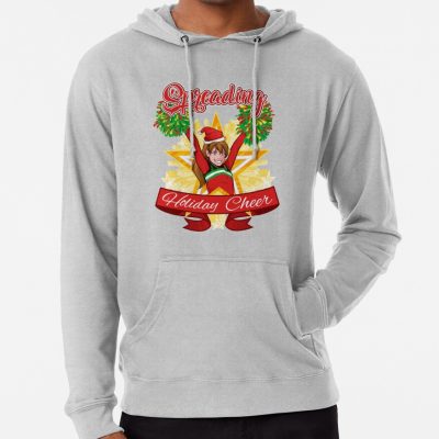 Spreading Holiday Cheer Cheerleading Christmas Hoodie Official Cheerleading Merch