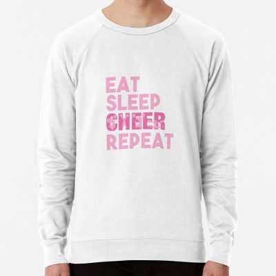 Eat Sleep Cheer Repeat Sweatshirt Official Cheerleading Merch