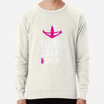 Blood Sweat And Cheers Cheerleading Cheerleader Sports Team Sweatshirt Official Cheerleading Merch