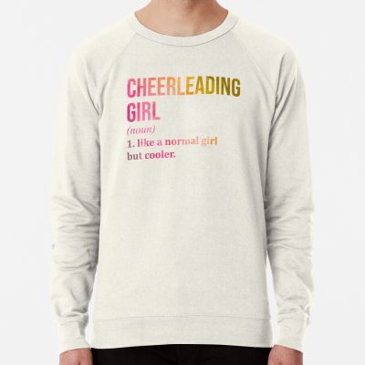 Cheerleading Girl Definition In Watercolor Sweatshirt Official Cheerleading Merch