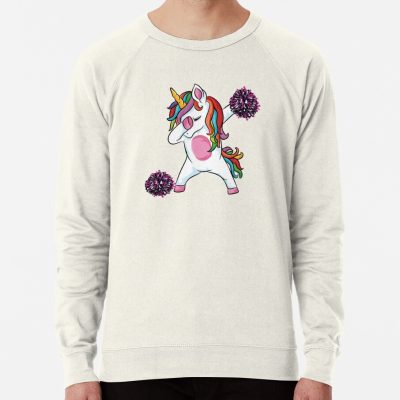 Magical Cute Dabbing Unicorn Cheer Funny Cheerleading Sweatshirt Official Cheerleading Merch