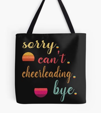 Sorry Can'T Cheerlading Bye Hobby Tote Bag Official Cheerleading Merch