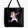 Magical Cute Dabbing Unicorn Cheer Funny Cheerleading Tote Bag Official Cheerleading Merch