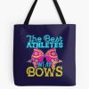 Cheerleading The Best Athletes Wear Bows Tote Bag Official Cheerleading Merch